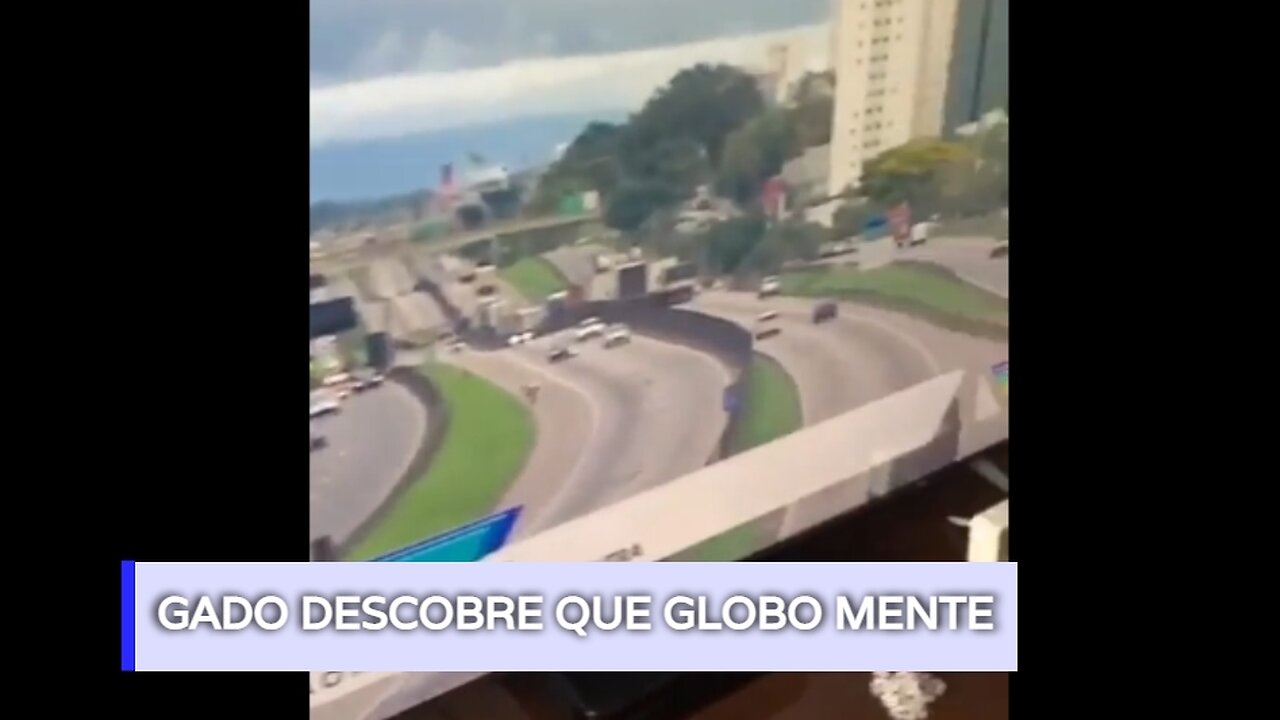 Globo finge que está ao vivo