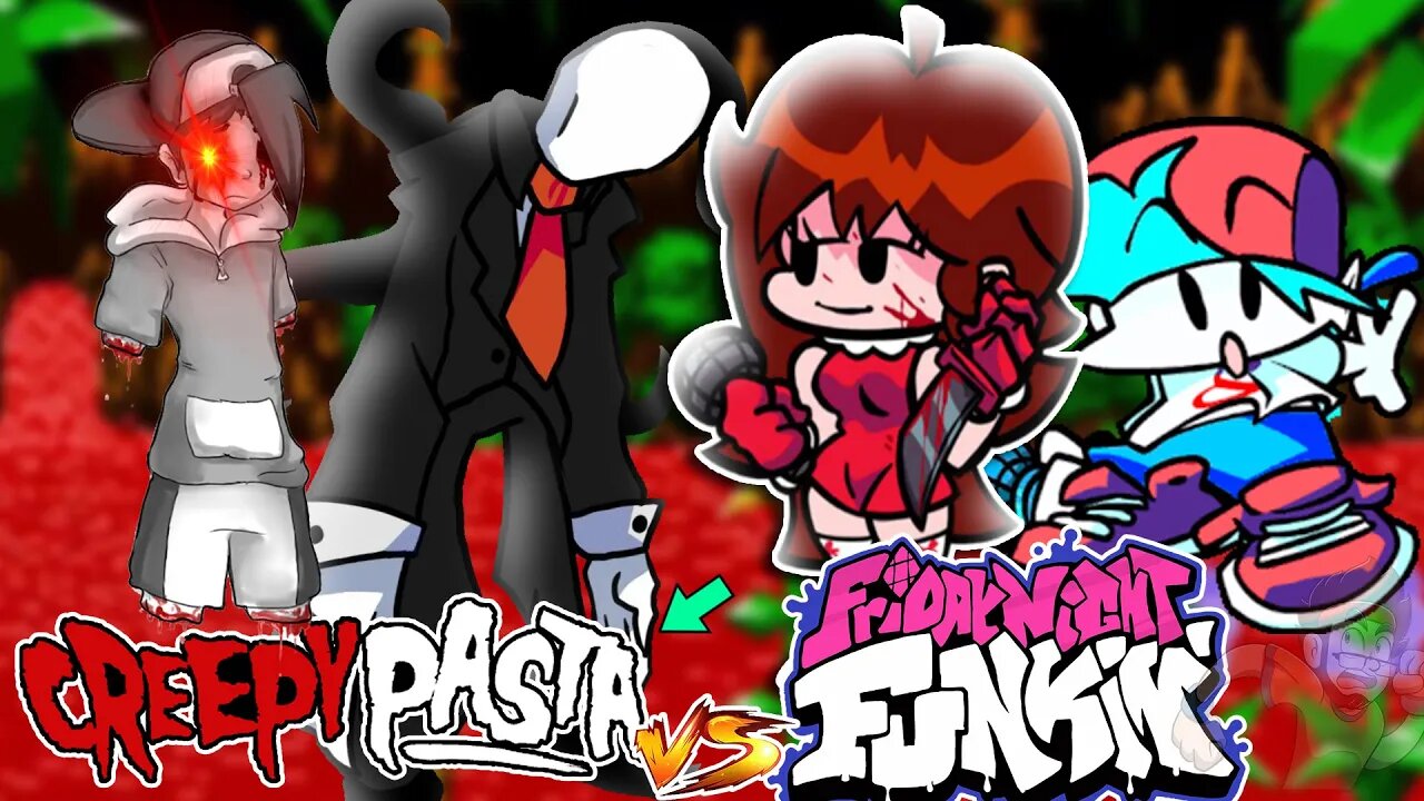 Friday Night Funkin destruiu as CREPPYPASTAS | vs Pokemon Slenderman Jeff #shorts