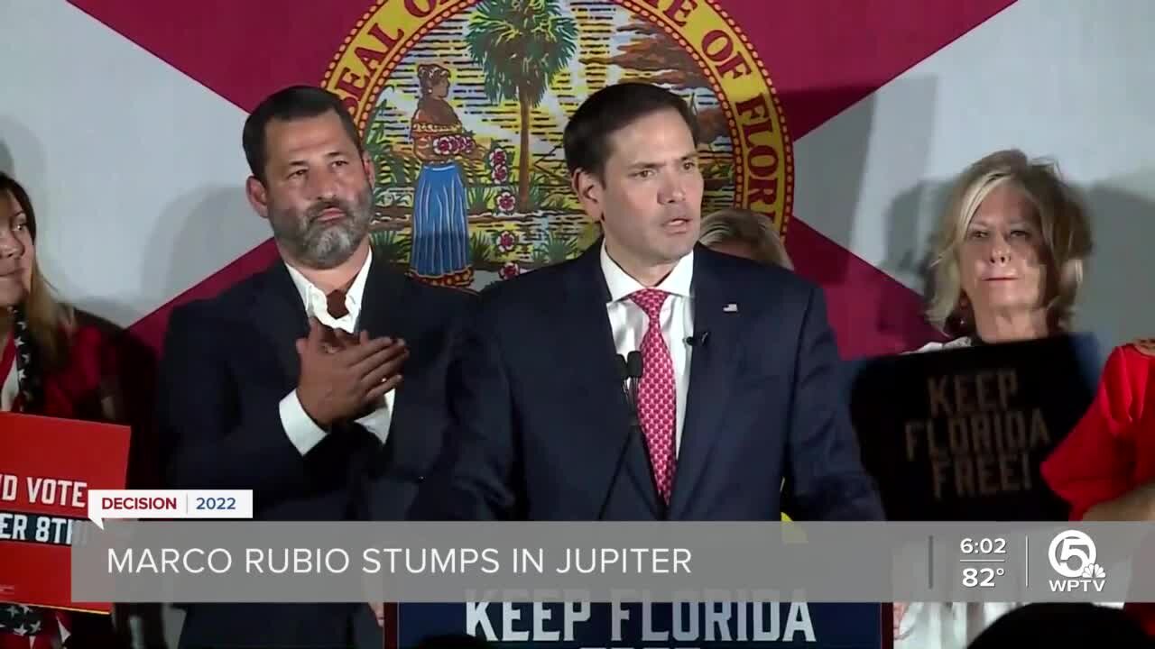 Sen. Marco Rubio to campaign in Jupiter