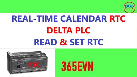 0077 - Real-Time Calendar PLC Delta - Read RTC and Set RTC Delta PLC