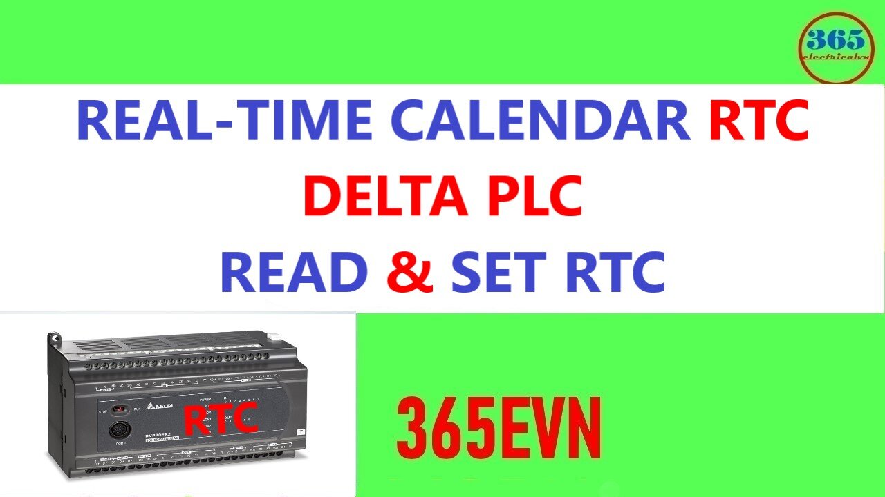 0077 - Real-Time Calendar PLC Delta - Read RTC and Set RTC Delta PLC