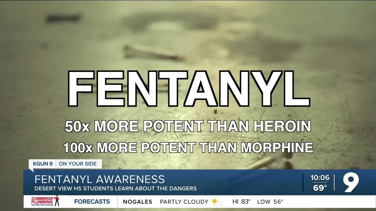 Local organization talks to Desert View HS students about the dangers of fentanyl