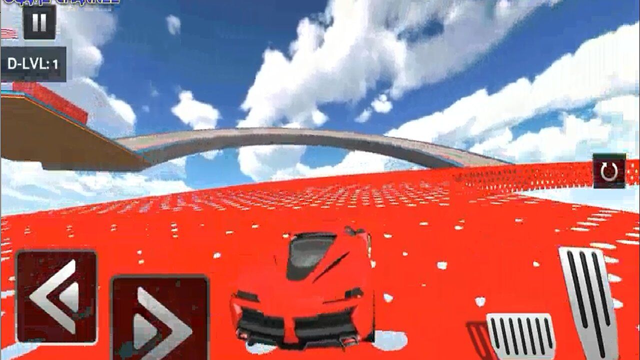 Mega Ramp Stunts Car Racing 2023 3D Impossible Car Driving Simulator Android GamePlay