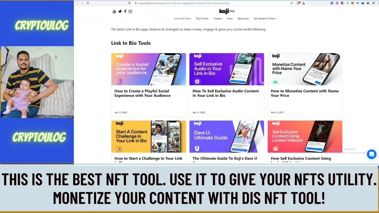 This Is The Best NFT Tool. Use It To Give Your NFTs Utility. Monetize Your Content With Dis NFT Tool