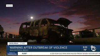 Baja California issues warning after violence outbreak