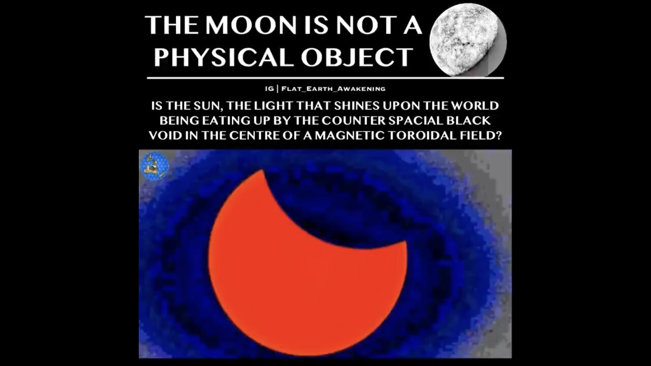 The Moon is NOT a physical object