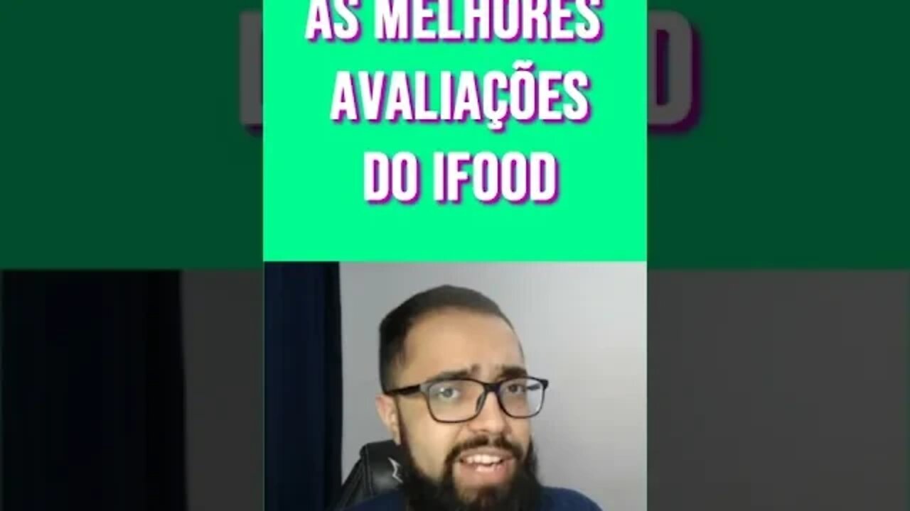 As melhores avaliações do ifood brasil #shorts