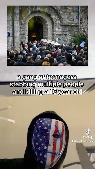 🧊 French Gang Attacks White People and Kills 1 #france #french #stabbingawareness #knifeattack