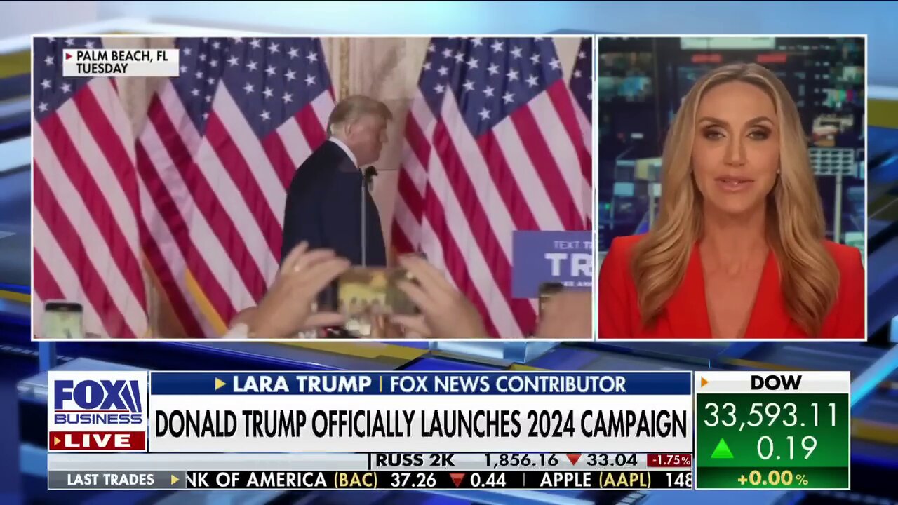 Trump 2024 announcement will 'galvanize' support 'behind him': Lara Trump