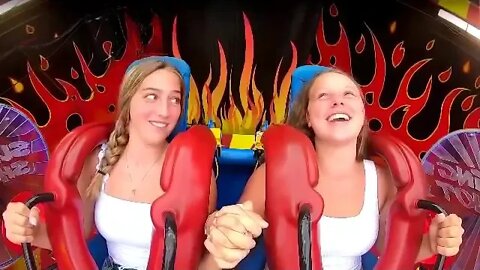 Funny😍People Passing Out😵Slingshot Ride Rollercoaster