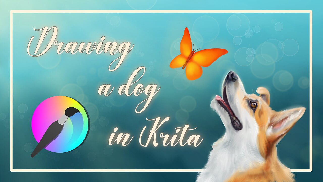 Drawing a Dog in Krita