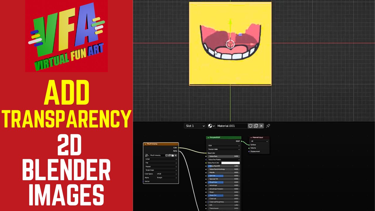 How to Add Background Transparency for 2D Blender Images