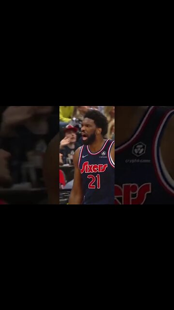 Joel Embiid shows how badly he wants win #Shorts