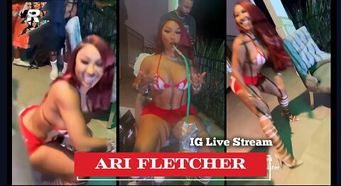 Ari Fletcher Twerking at party