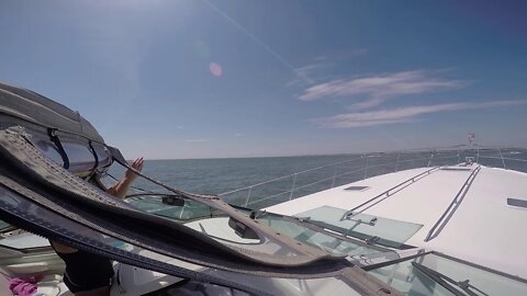 Boat Trip arriving cape may NJ inlet 2018