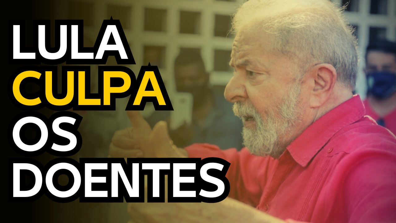 LULA diz CULPA de ATENTADOS em ESCOLA é de quem TEM "DESEQUILIBRIO de PARAFUSO" ou PROBLEMA MENTAL