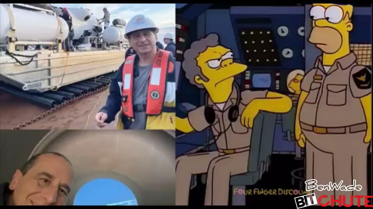 A LINK BETWEEN A SIMPSONS EPISODE AND THE SUBMARINE THAT IS STUCK - IT GETS WEIRDER AND WEIRDER.