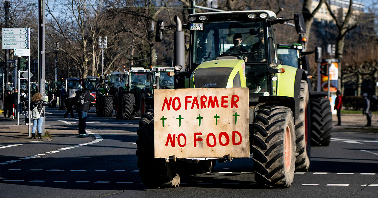 Europe's Farmers are pissed off! Why oh why oh why?!