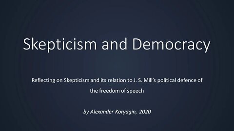 Sekpticism and Democracy