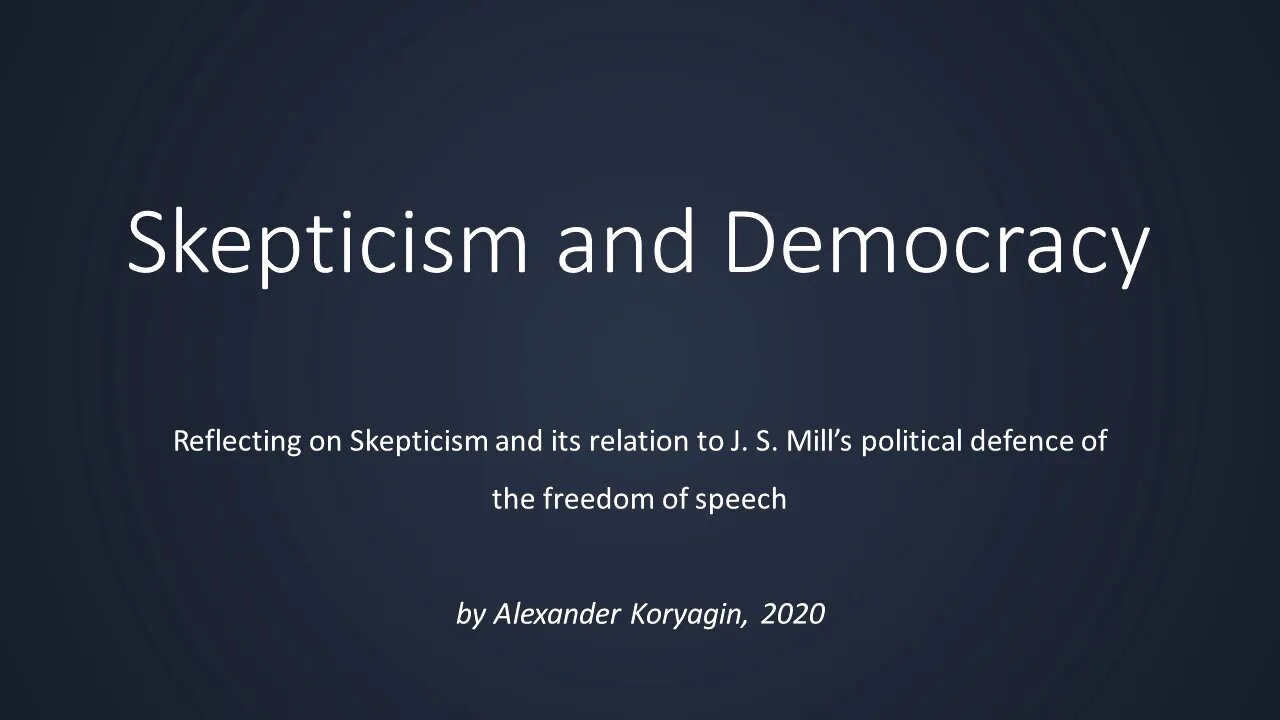 Sekpticism and Democracy