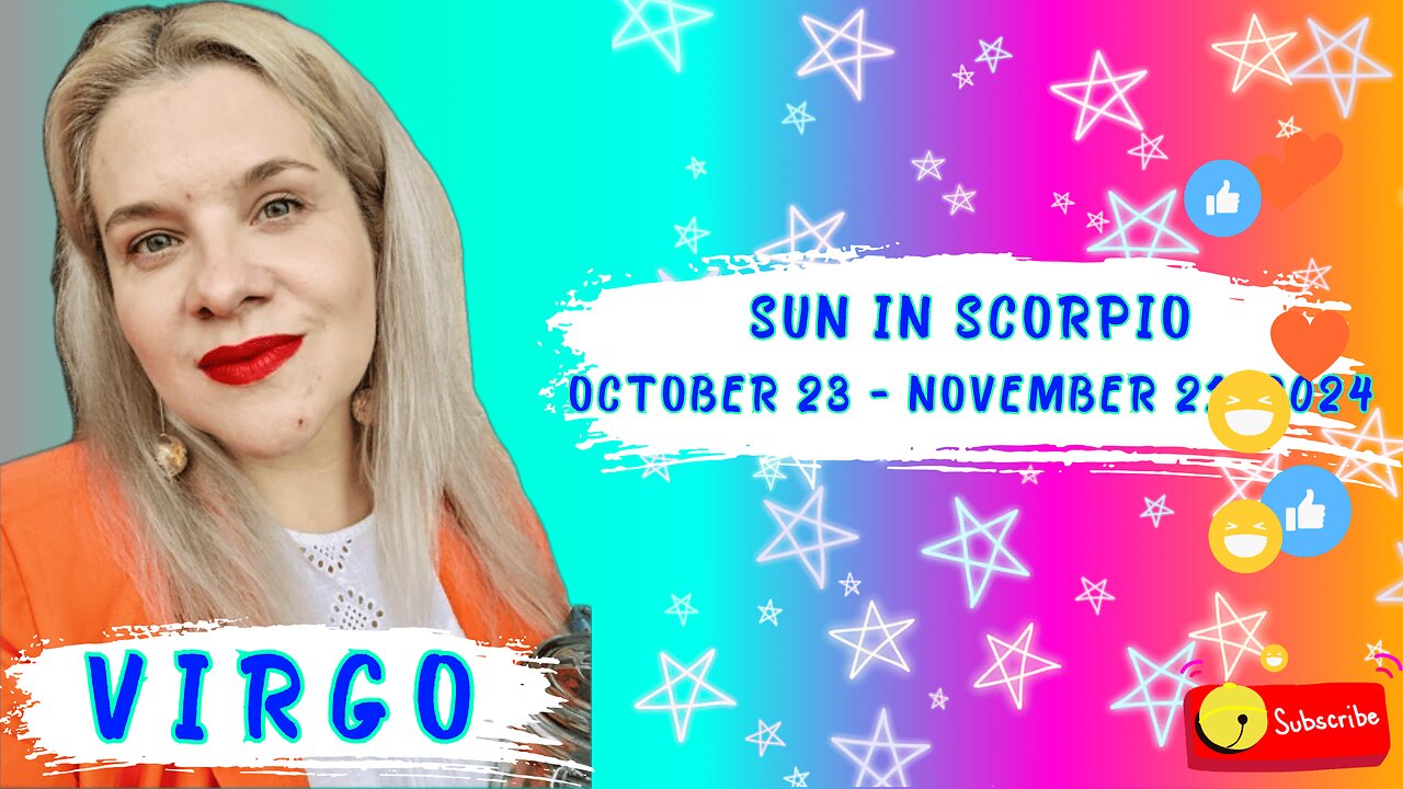 VIRGO-SUN IN SCORPIO OCTOBER 23-NOVEMBER 21,2024 #HOROSCOPE #ASTROLOGY #ELENAMINA #ASTROLOGER #VIRGO