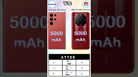 Huawei Mate 60 RS Ultimate Vs Samsung Galaxy S23 Ultra
