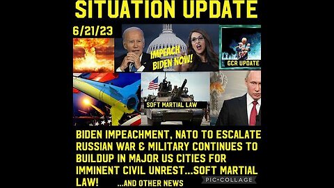 SITUATION UPDATE: BIDEN IMPEACHMENT! NAT0 TO ESCALATE RUSSIAN WAR TO WW3! MILITARY CONTINUES TO ...