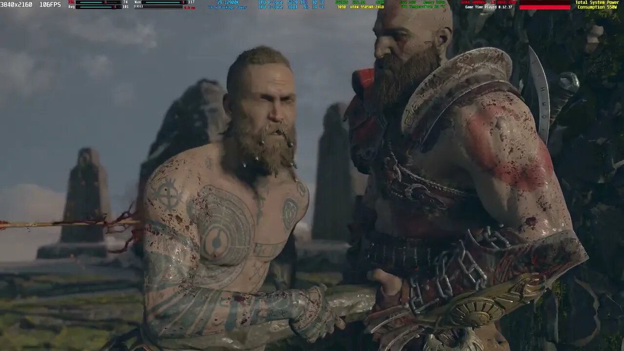 God of War PC gameplay RtX 3090