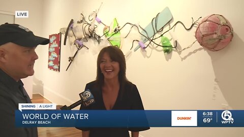 Water exhibit making a statement in Delray Beach