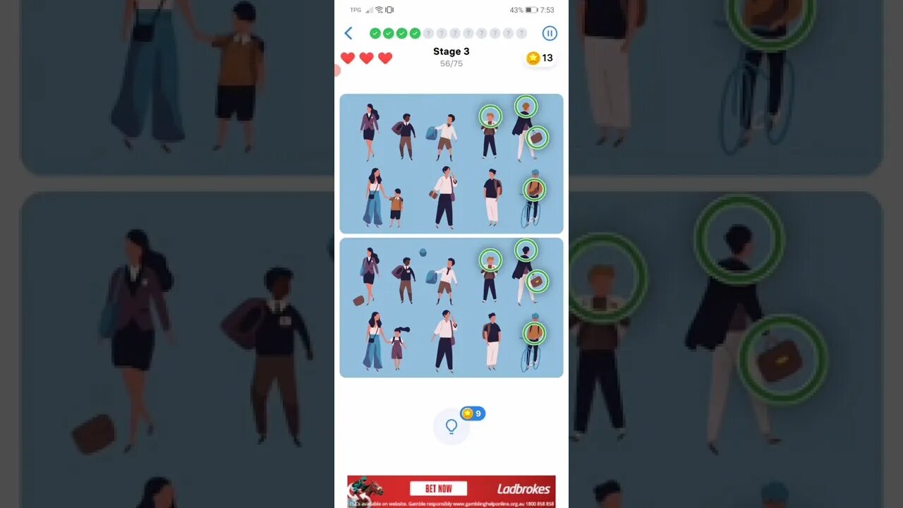 Differences - Stage 3 - Level 56 of 75