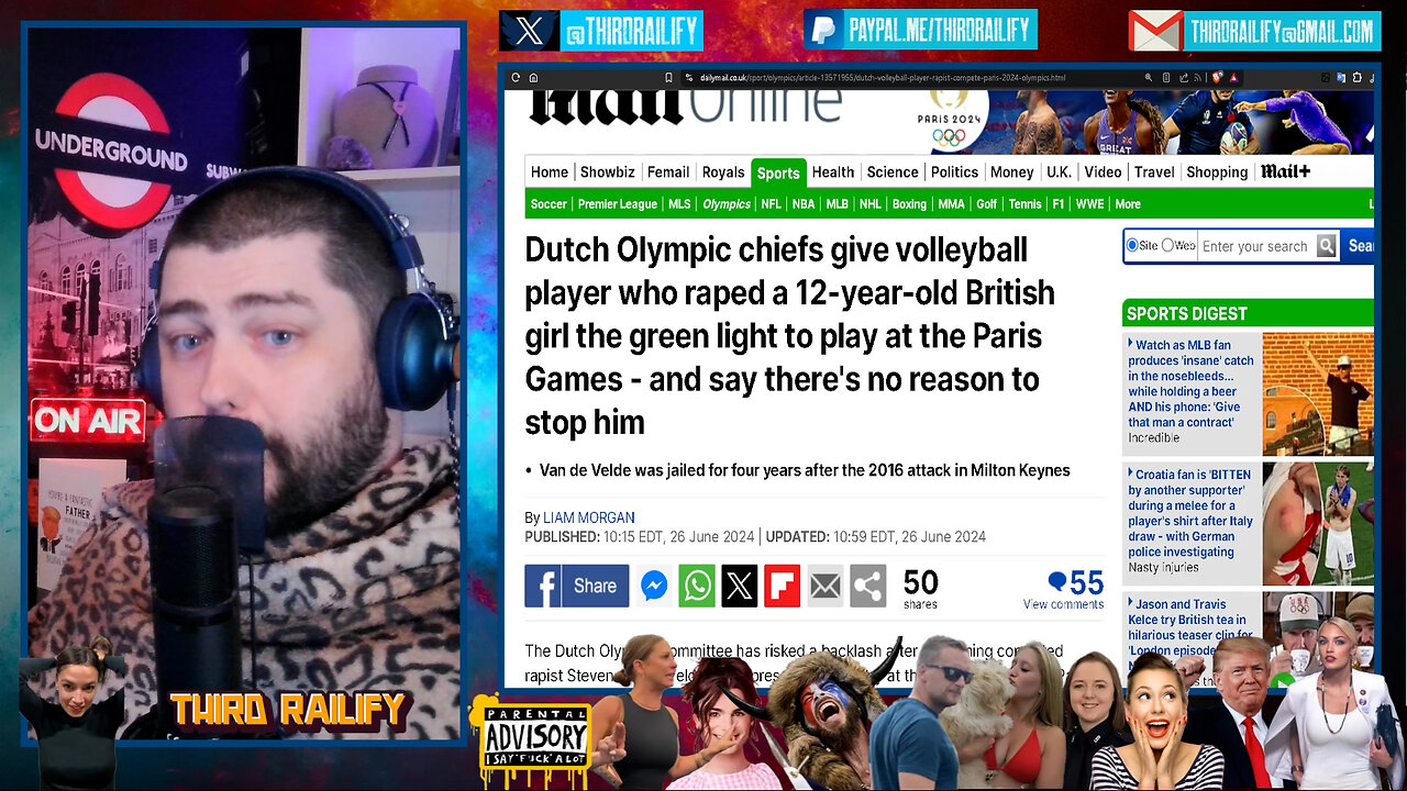 Dutch Olympic bosses give athlete who raped a 12 y/o girl the go ahead to compete in Paris Games