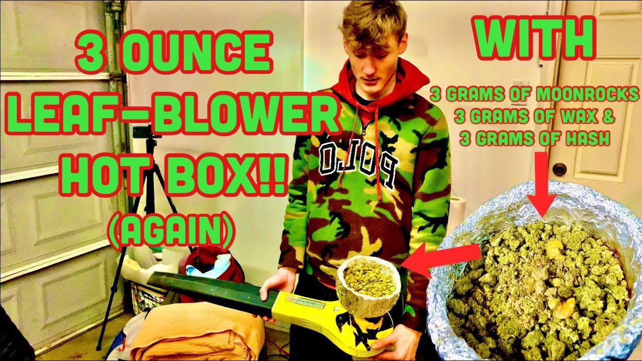 3 OUNCE LEAF BLOWER HOTBOX!! (AGAIN)