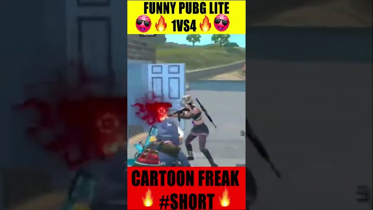 FUNNY PUBG LITE FIGHT FOR HELMET 😁FUNNY MOMENT|CARTOONFREAK|#ytshorts #shorts