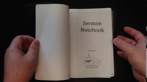 Sermon Notebook (Church Bible Publishers)(Apr 21, 2019)