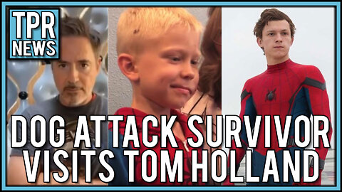 Episode 5 Todays News Tonight Dog Attack Survivor Bridger Walker Visits Tom Holland on Spider-Man