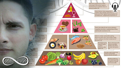 The Brain Food Pyramid 🥥 Sharpen your intellect with these 5 "Nootropic foods"