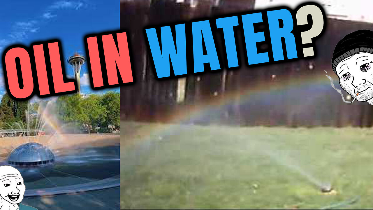 Return of the Sprinkler Rainbow Conspiracy - Oil in the Water?