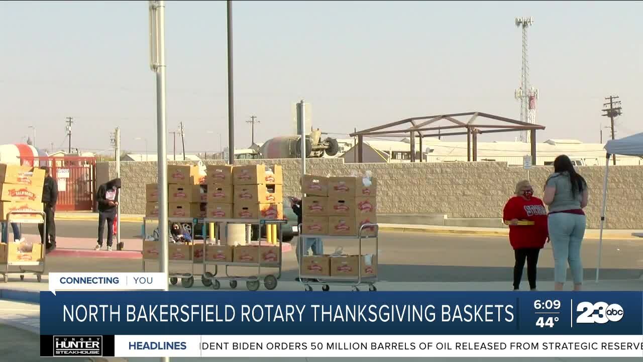 Bakersfield North Rotary Club provide meals to hundreds of families