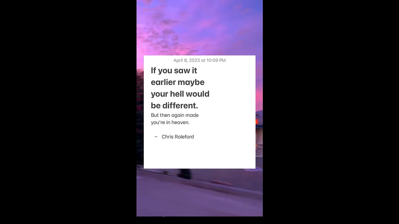 This may be controversial but what if your hardships are the best things to happen to you?