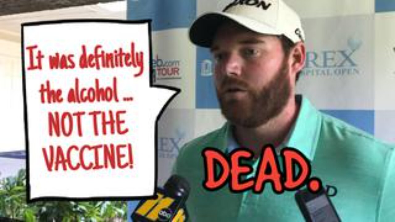 Pro Golfer Dead: Shut Up About The Vaccine!