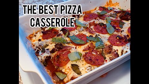 Best Pizza Casserole / Low carb