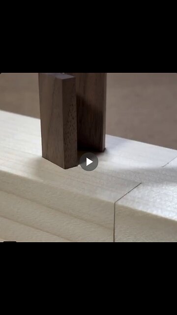 Traditional Japanese method of joining wood without using nails…