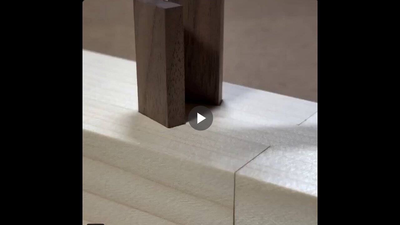 Traditional Japanese method of joining wood without using nails…