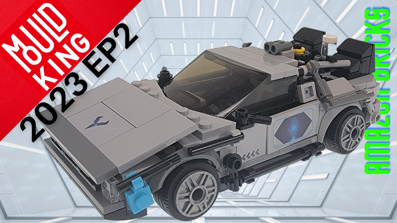 Mould King - 2022 Back to the Future Delorean (27019 Mini Famous Car Series) (Lego Alternate Build)