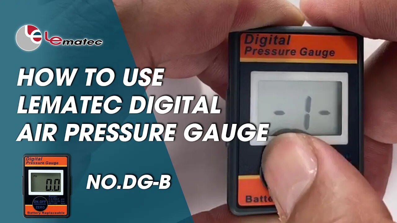 Operation guide-How to use Lematec digital air pressure gauge(DG-B)?