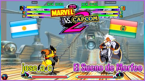 Marvel Vs. Capcom 2 New Age of Heroes (jose_a_c Vs. El Sueno de Morfeo) [Argentina Vs. Bolivia]