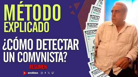 🤔 Método explicado ¿Cómo detectar un C0MVNISTA? 🤔