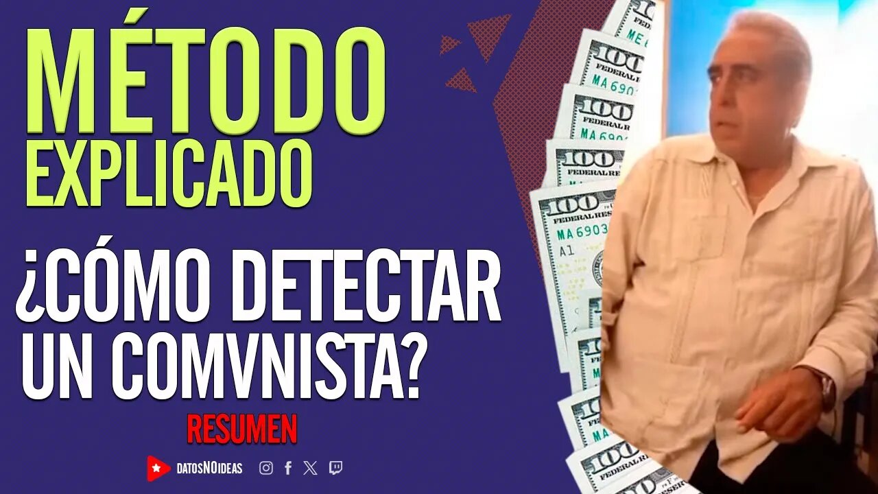 🤔 Método explicado ¿Cómo detectar un C0MVNISTA? 🤔