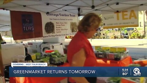 GreenMarket kicks off Saturday in downtown West Palm Beach