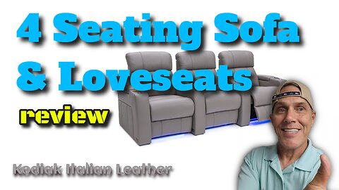 Kodiak Italian Leather Home Theater Seating #Review